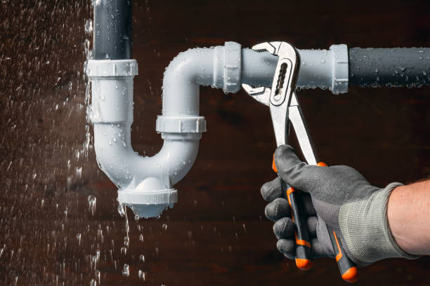 Professional Sewer Line Repair technician working in Maine, NY